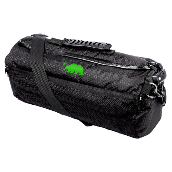 Large duffle green logo