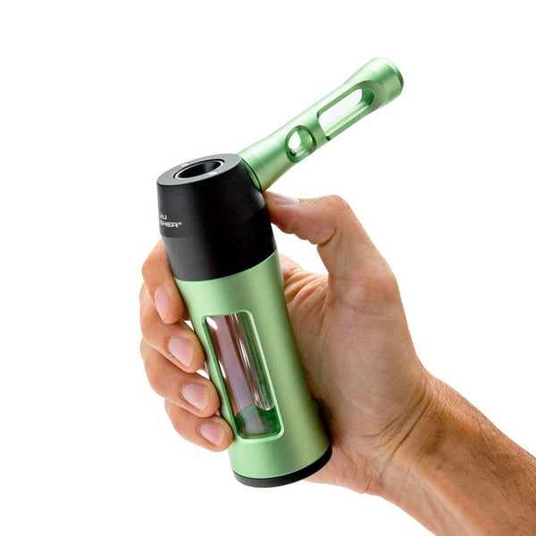 Green HYDRA bubbler in hand