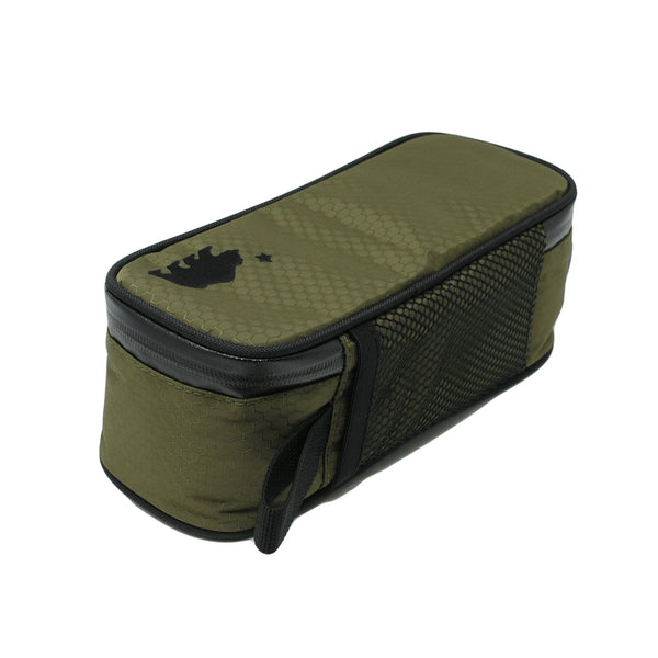 Small olive green case back