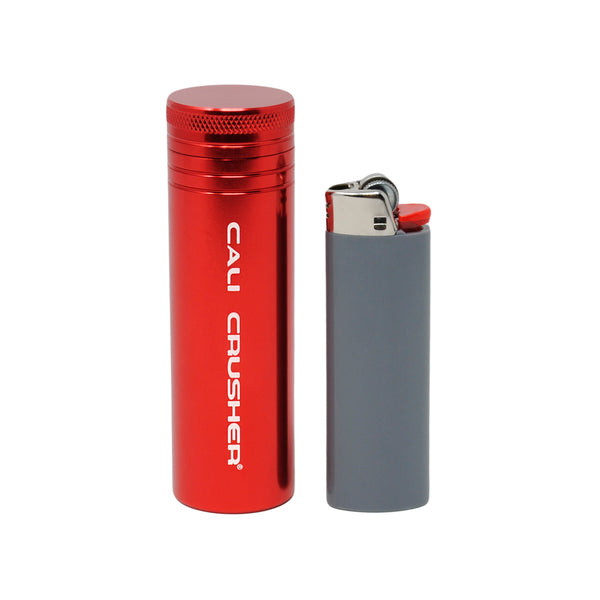 Red pocket storage with lighter