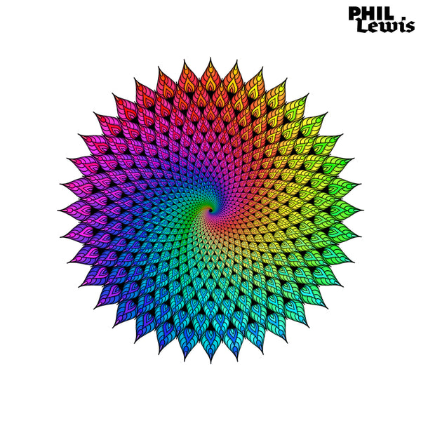 Phil Lewis Rainbow Vortex UV Print Homegrown® Standard